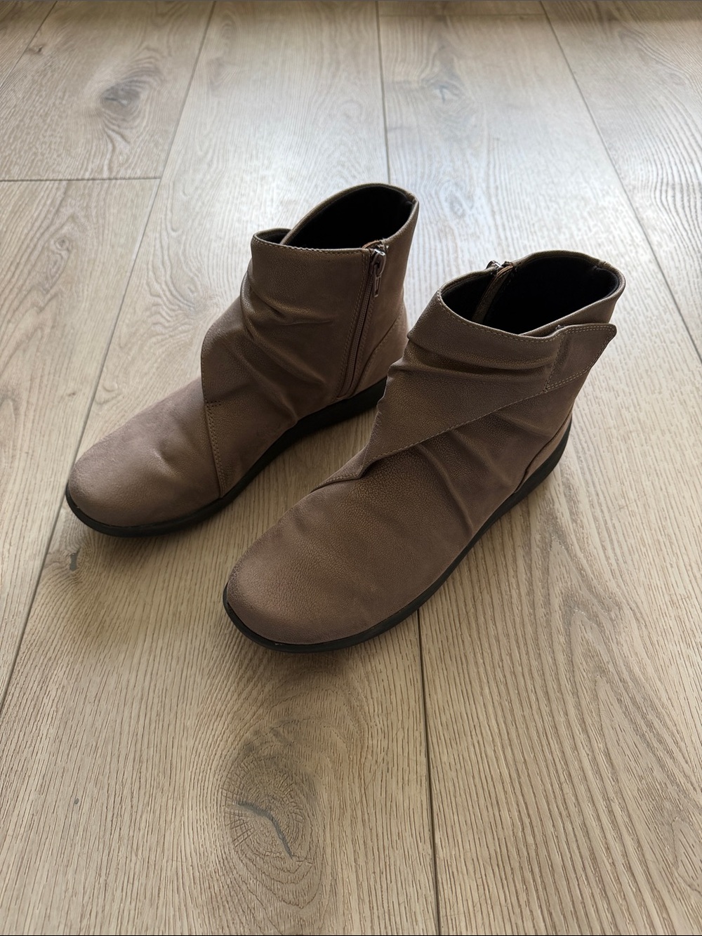 Cloudsteppers by Clarks Sillian Tana Ankle Boot Women’s 8 1/2 Brown Bootie Fall